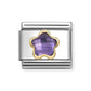 Nomination Composable Classic Purple Cubic Zirconia Flower 030615/001