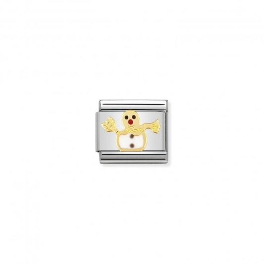 Nomination Enamel Snowman 030225/04