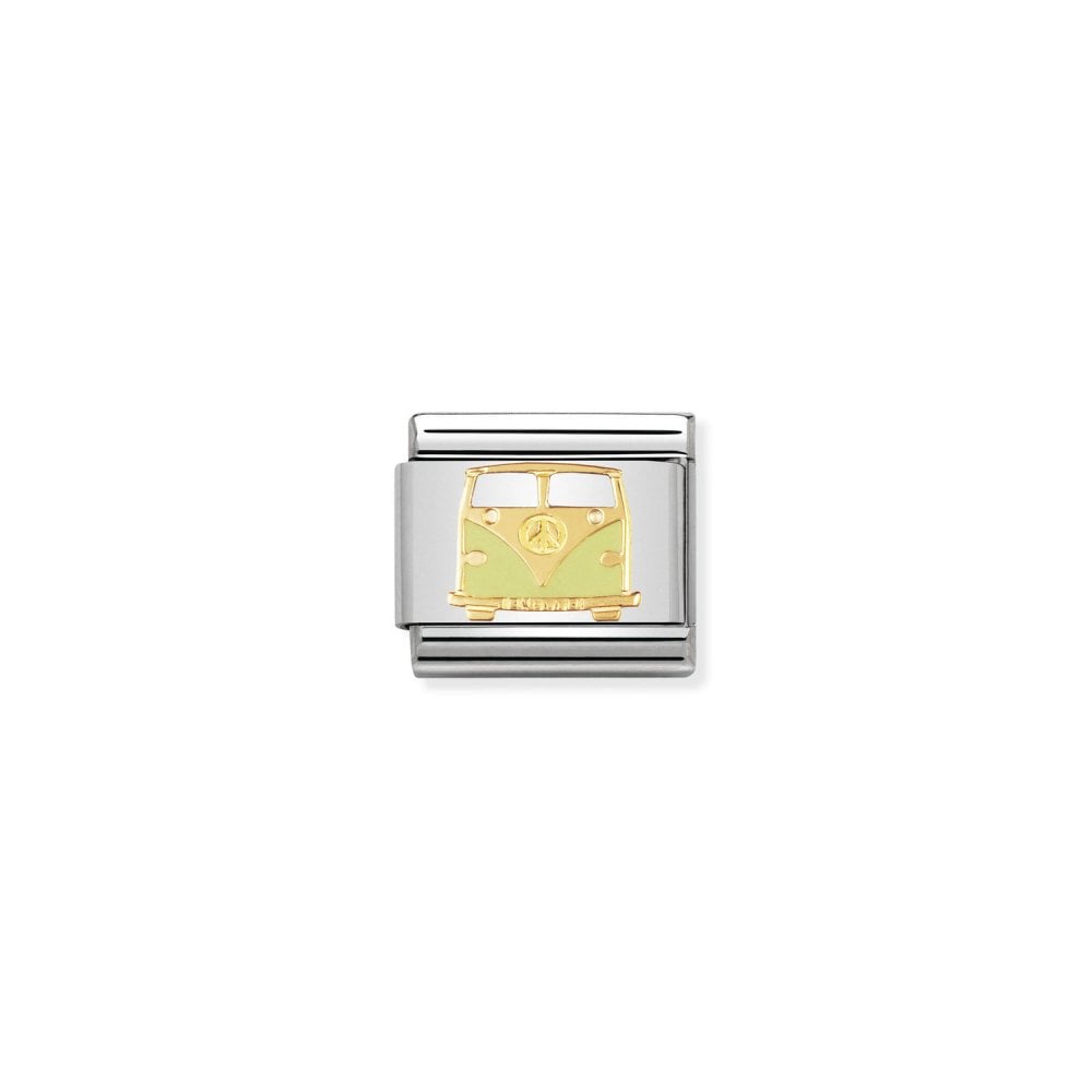 Nomination Classic Gold Camper Van Charm 030270/03