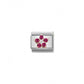 Nomination Rose Red White Cz Flower 430317/01