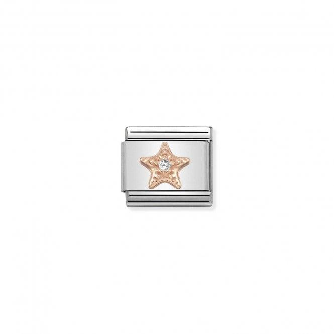 Nomination Rose Gold CZ Starfish 430305/27