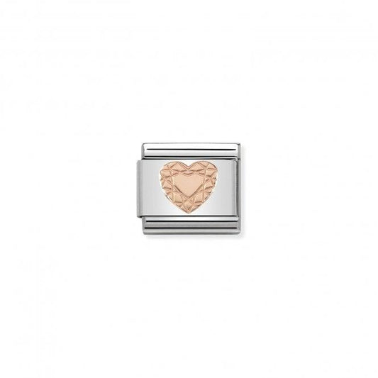 Nomination Rgp Heart Diamond Facet 430104/19