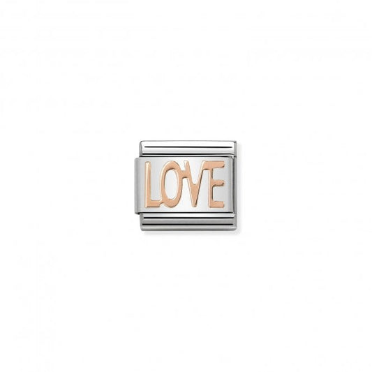 Nomination Classic Rose Gold Love Charm 430107/01