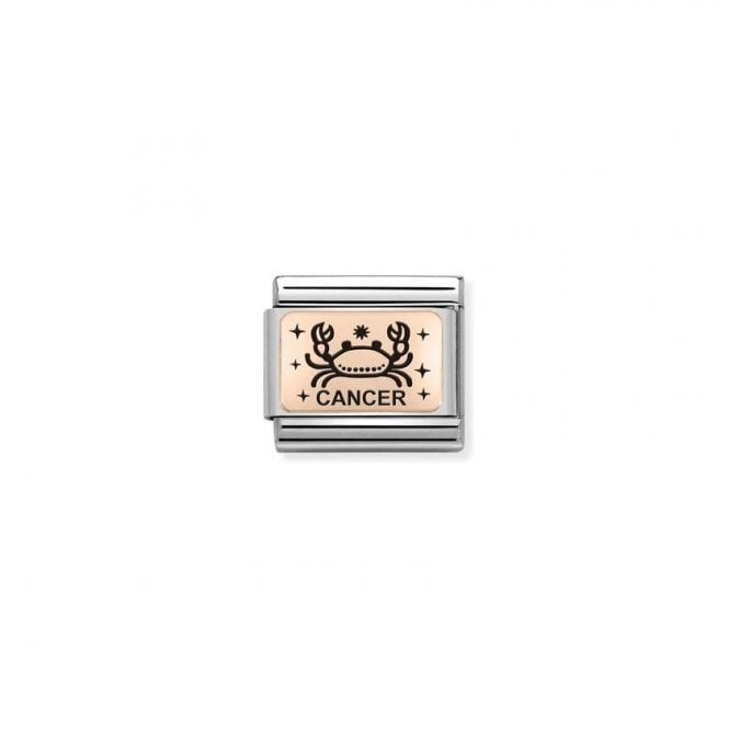 Nomination Classic Rose Gold Star-Sign Cancer Zodiac Charm 430112/04