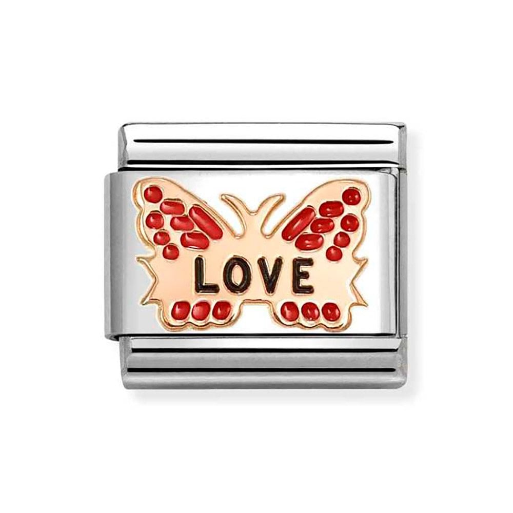 Nomination Composable Classic Red Butterfly Love 430202/47