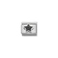 Nomination Classic Silver CZ Black Star Charm 330323/10