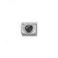 Nomination Silvershine Black Facet Heart Cz 330603/011