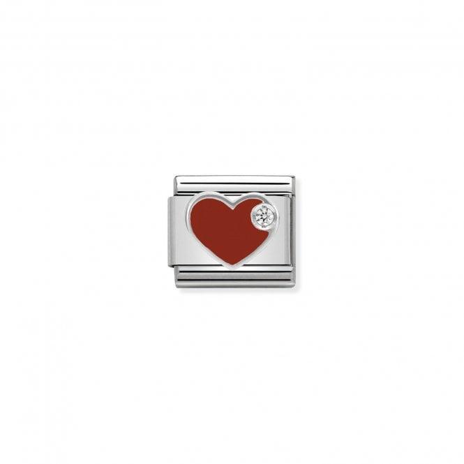 Nomination SilverShine Cz Red Enamel Heart 330305/01