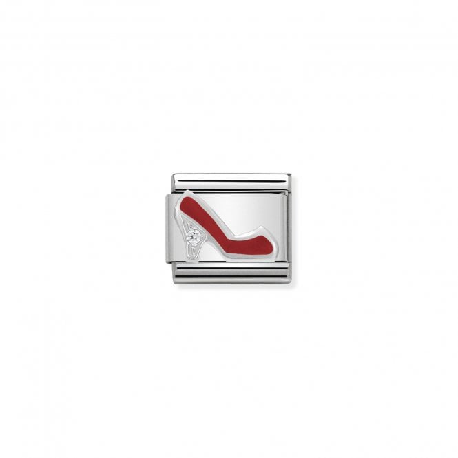 Nomination Classic Silver CZ Red Stiletto Charm 330305/10