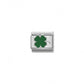 Nomination Green Enamel Four Leaf Clover 330202/12