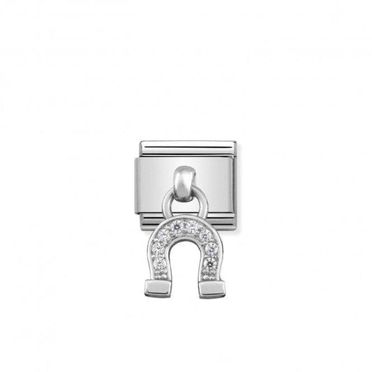 Nomination Silver Cz Horseshoe Drop 331800/03