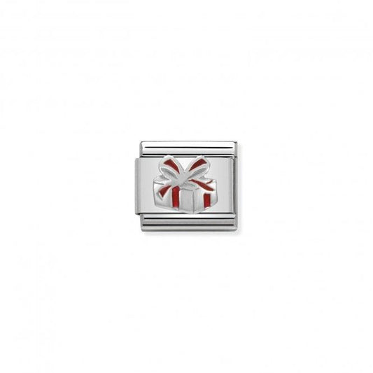 Nomination Christmas Red Gift Box Charm 330204/06
