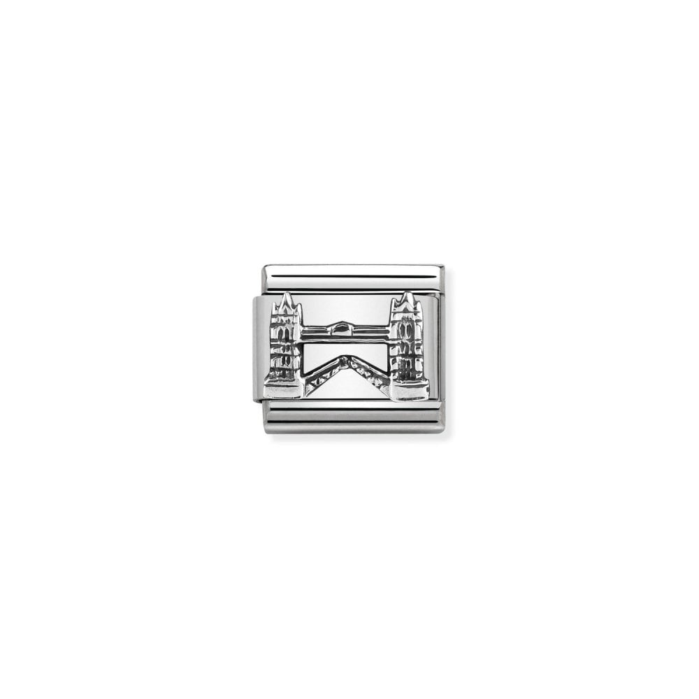 Nomination Classic Silver Tower Bridge Charm 330105/10