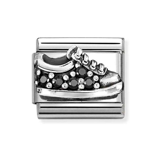 Nomination Composable Classic Black Cubic Zirconia Sneaker 330327/18