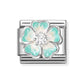 Nomination Composable Classic Flower Green Fade Cubic Zirconia 330321/18