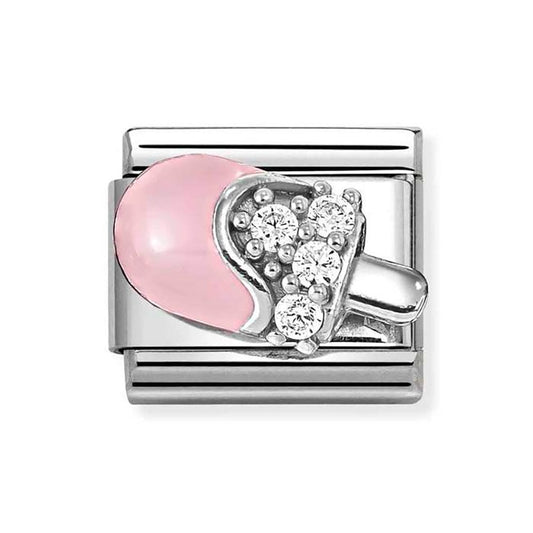 Nomination Composable Classic Pink Ice Lolly Cubic Zirconia 330328/20
