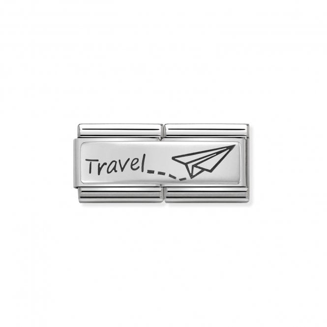 Nomination Double Travel Paper Plane Charm 330710/09