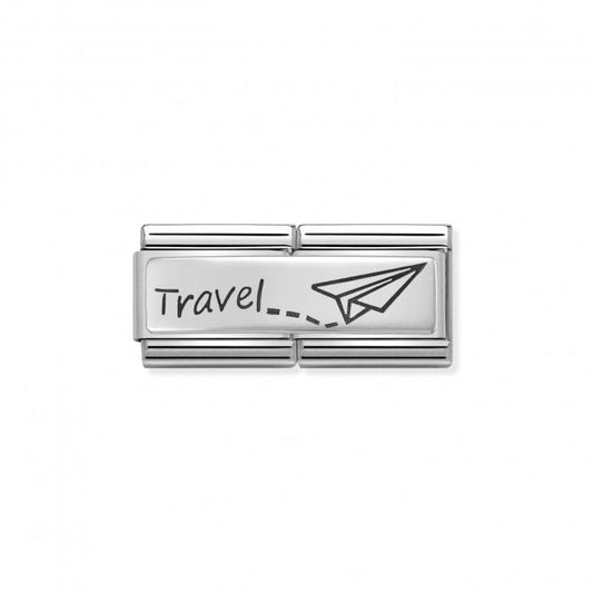 Nomination Double Travel Paper Plane Charm 330710/09