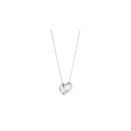 Georg Jensen Sterling Silver Heart Necklace