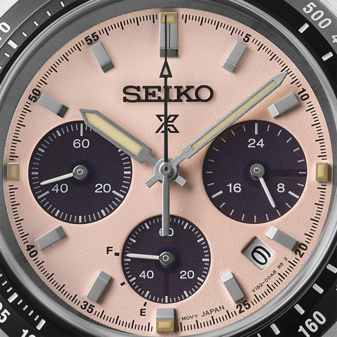 Seiko Prospex Speedtimer ‘Youngtimer’ in Pale Pink Watch SSC963P1