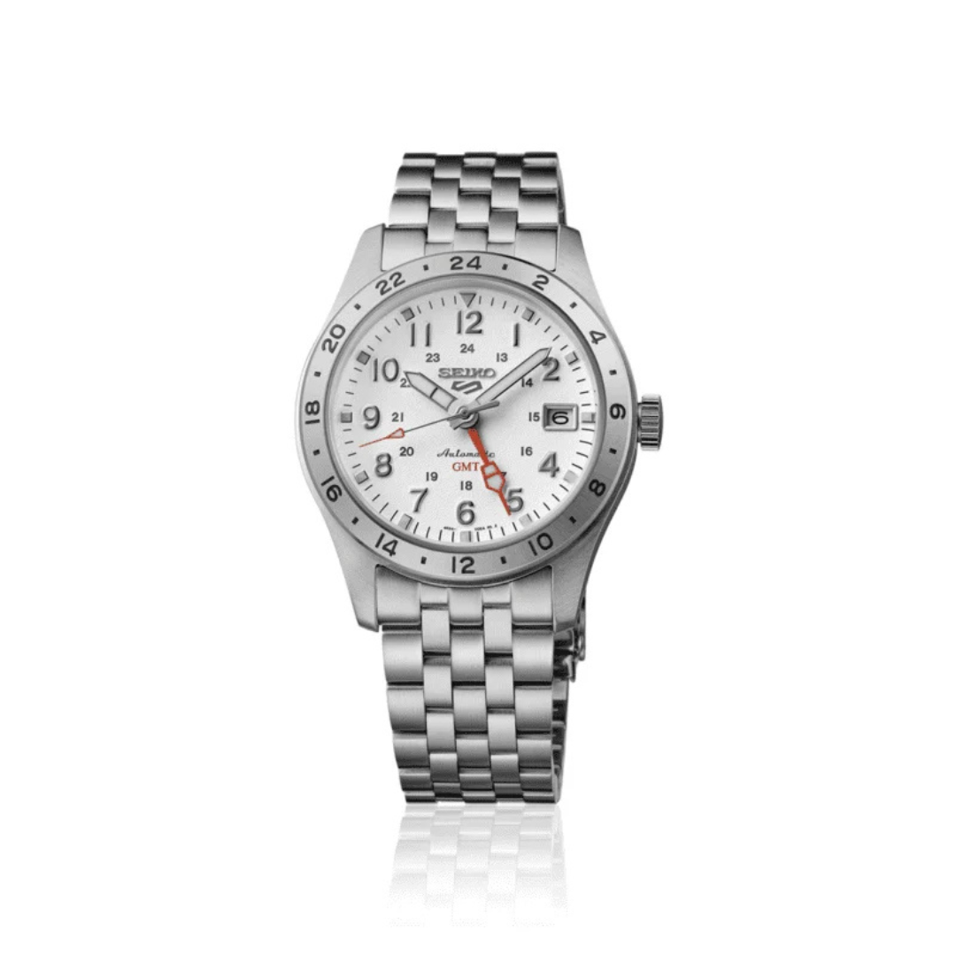 Seiko 5 Sports ‘Overwhite’ Field GMT Watch SSK059K1