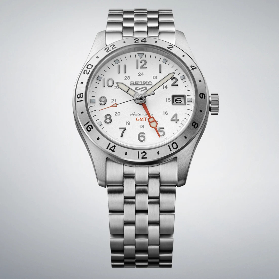 Seiko 5 Sports ‘Overwhite’ Field GMT Watch SSK059K1