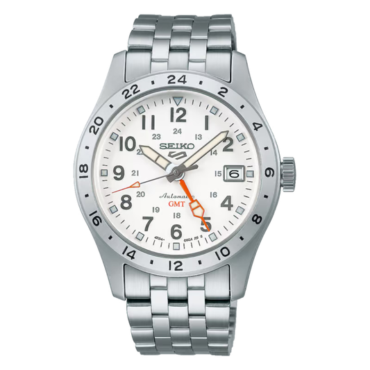 Seiko 5 Sports ‘Overwhite’ Field GMT Watch SSK059K1