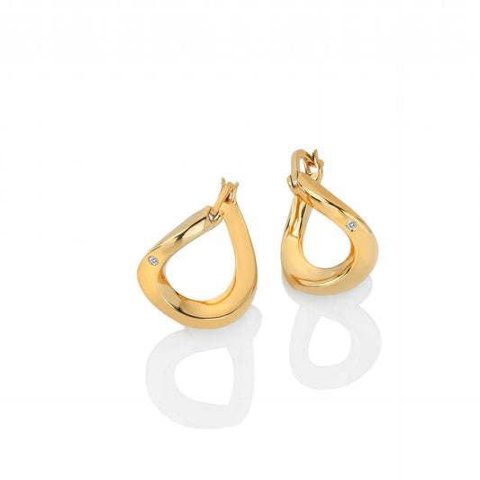 Hot Diamonds x Jac Jossa Soul Twist Hoop Earrings DE660