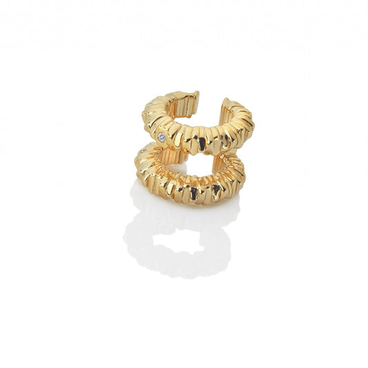 Hot Diamonds x Golden Edit Believe Double Ear Cuff DE669