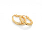 Hot Diamonds x Golden Edit Entwine Hoop Earrings DE673