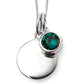 Sterling Silver May Birthstone Necklace