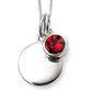 Sterling Silver July Birthstone Necklace