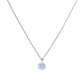 Diamonfire Sky Blue Zirconia Pave Set Necklace