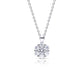 Diamonfire Sterling Silver Cubic Zirconia Cluster Necklace