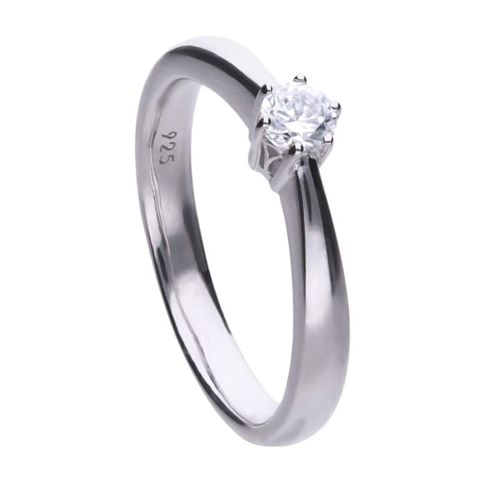 Diamonfire 0.25ct 6 Claw Solitaire Ring