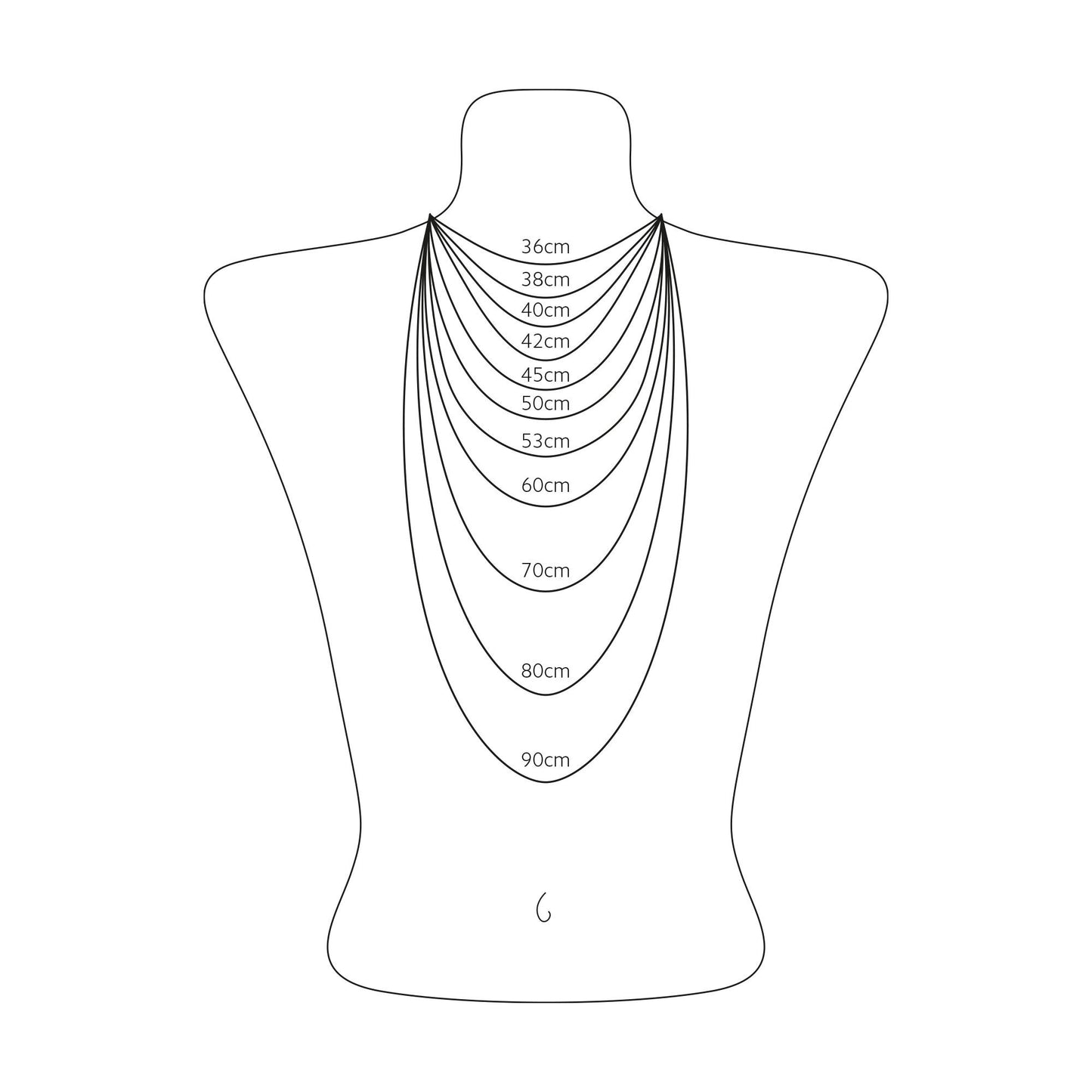 Circle Drops Necklace