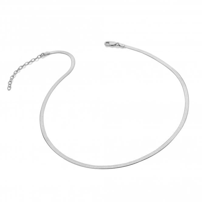Hot Diamonds x Golden Edit Flat Silver Snake Chain CH129