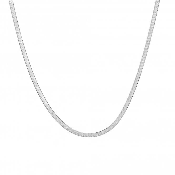 Hot Diamonds x Golden Edit Flat Silver Snake Chain CH129