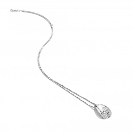 Hot Diamonds Spritz Sterling Silver White Topaz Necklace DP1082