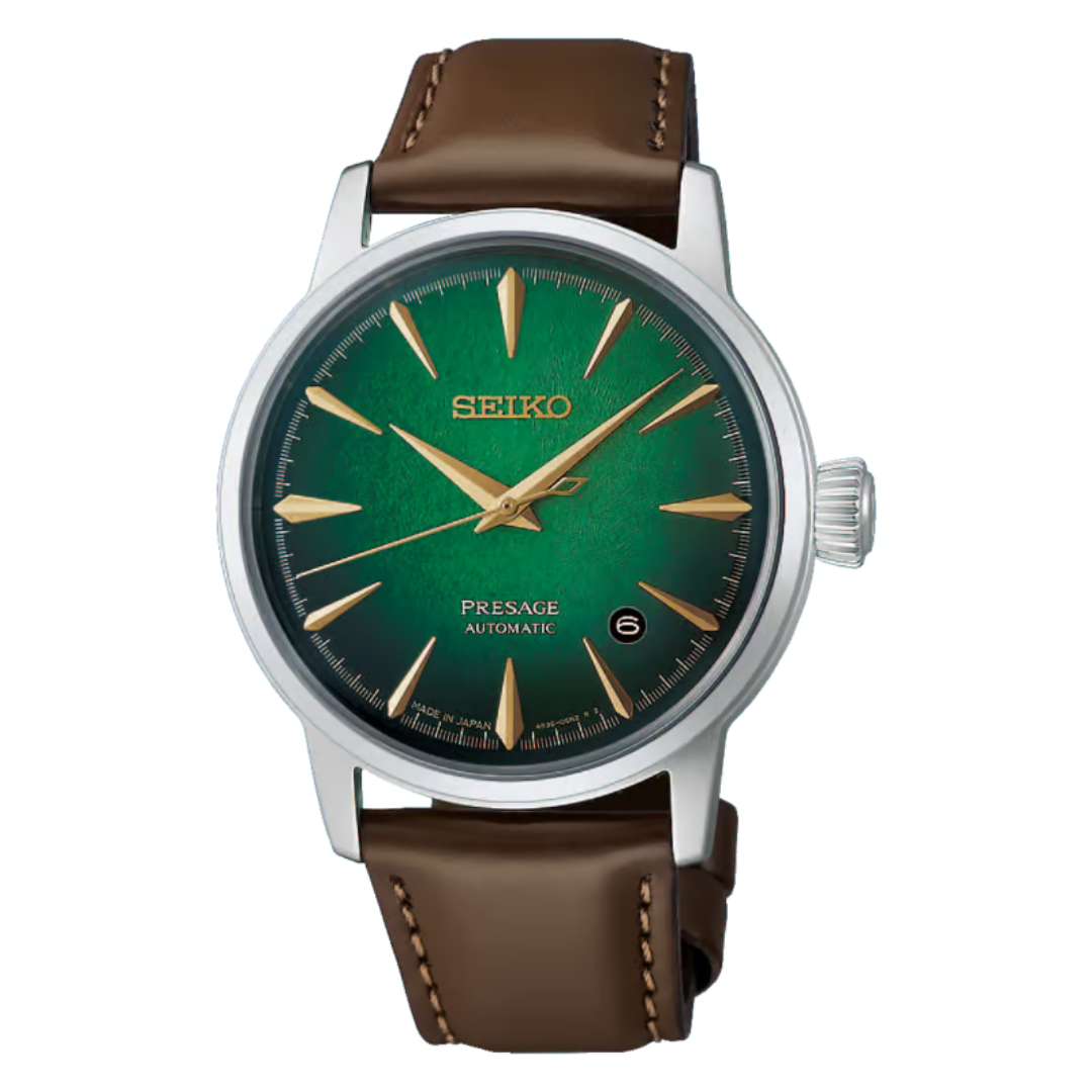 Seiko Presage Cocktail Time Crushed Ice ‘Mint Mist’ Watch HCB002J1