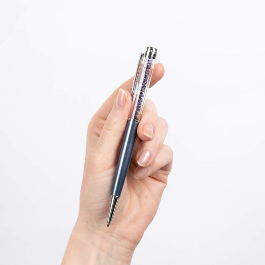 Diamonfire Metallic Blue Glitter Pen