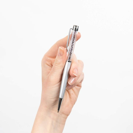 Diamonfire Silver Glitter Pen