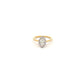 18ct Yellow Gold Marquise Cut Diamond Halo Ring - Judith Hart Jewellers