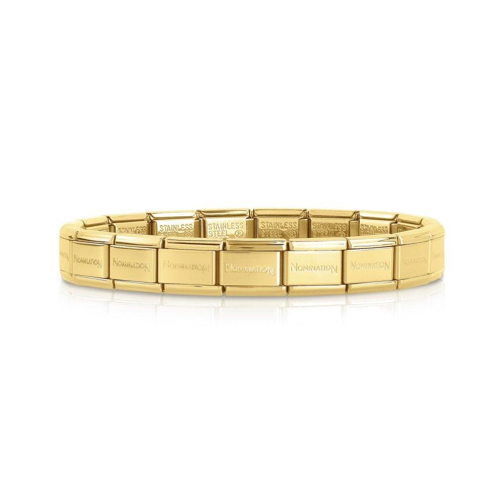 Nomination Composable Gold Plated Steel Classic Starter Bracelet - Judith Hart Jewellers
