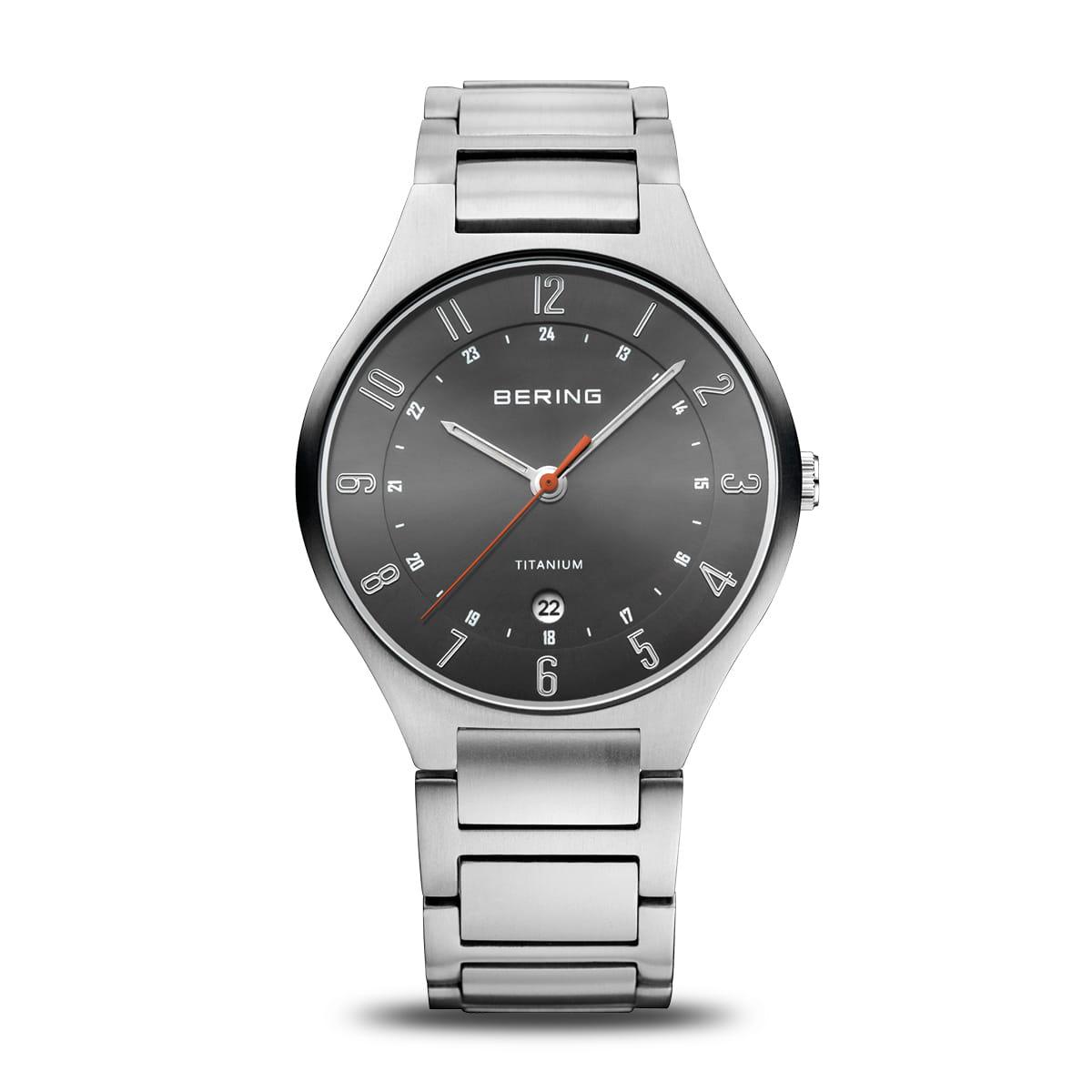 Bering Titanium Grey Dial Watch 11739-772