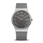 Bering Classic Polished Grey Watch 11938-007 - Judith Hart Jewellers