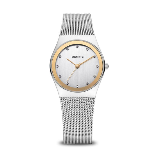Bering Classic Two Colour Crystal Dial Watch 12927-010 - Judith Hart Jewellers
