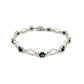 9ct White Gold Sapphire and Diamond Bracelet - Judith Hart Jewellers