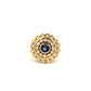 18ct Yellow Gold Sapphire and Diamond Cluster Ring - Judith Hart Jewellers