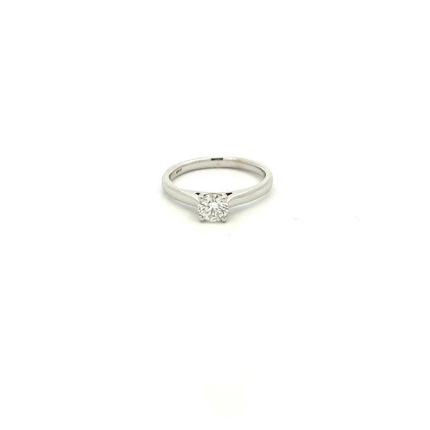 18ct White Gold 0.50ct Brilliant Cut Diamond Ring